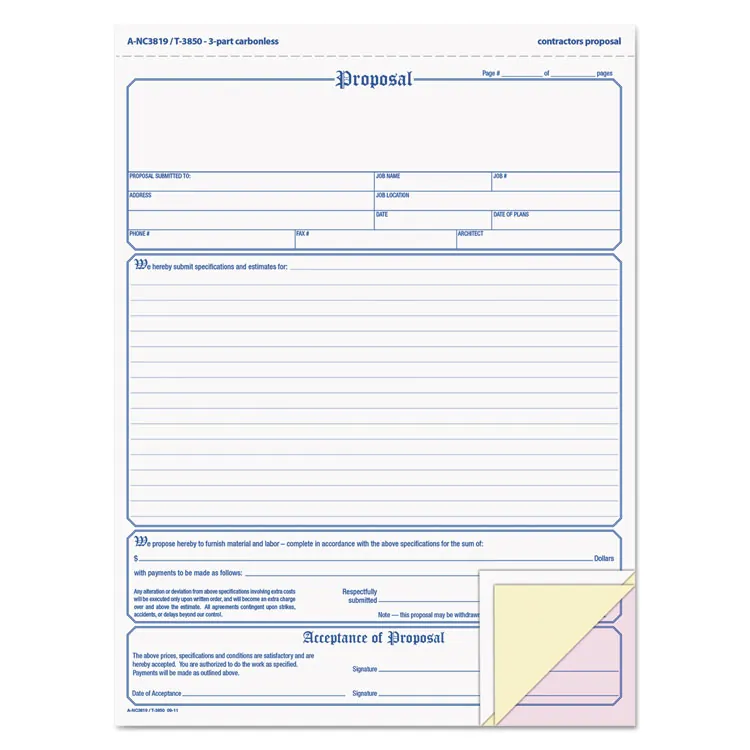 TOPS BUSINESS FORMS-NC3819