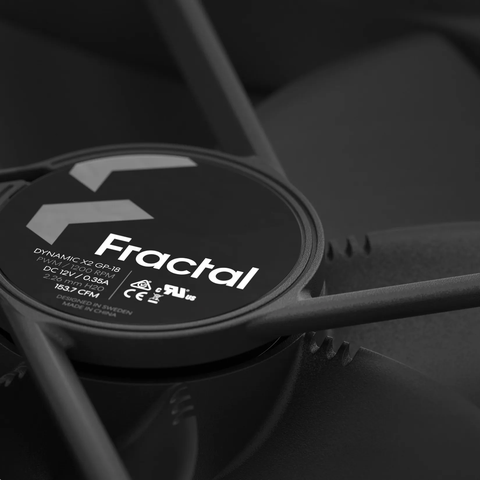 Fractal Design-FD-FAN-DYN-X2-GP18-PWM-BK