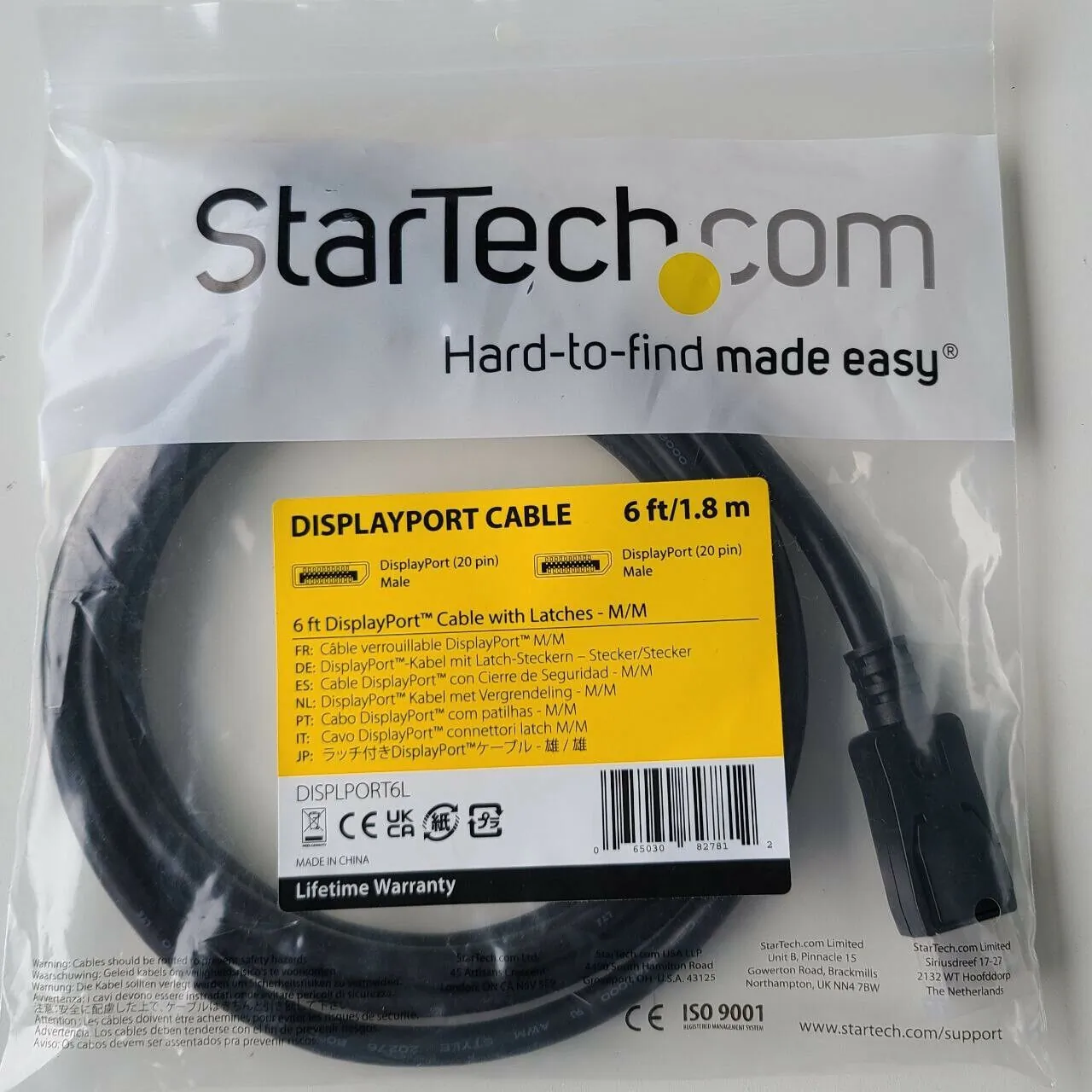 STARTECH-DISPLPORT6L