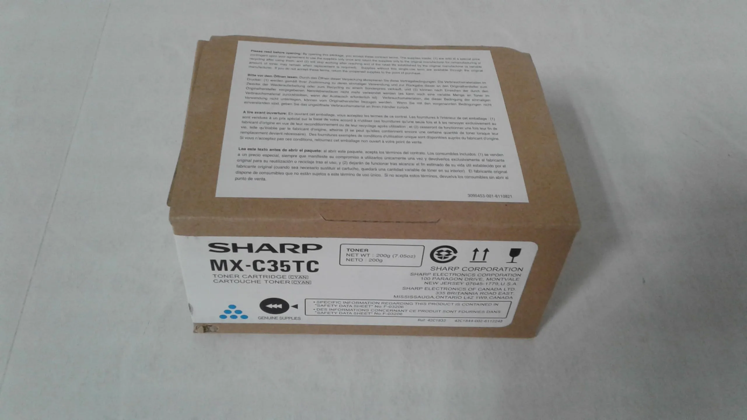 SHARP NEC-MXC35TC