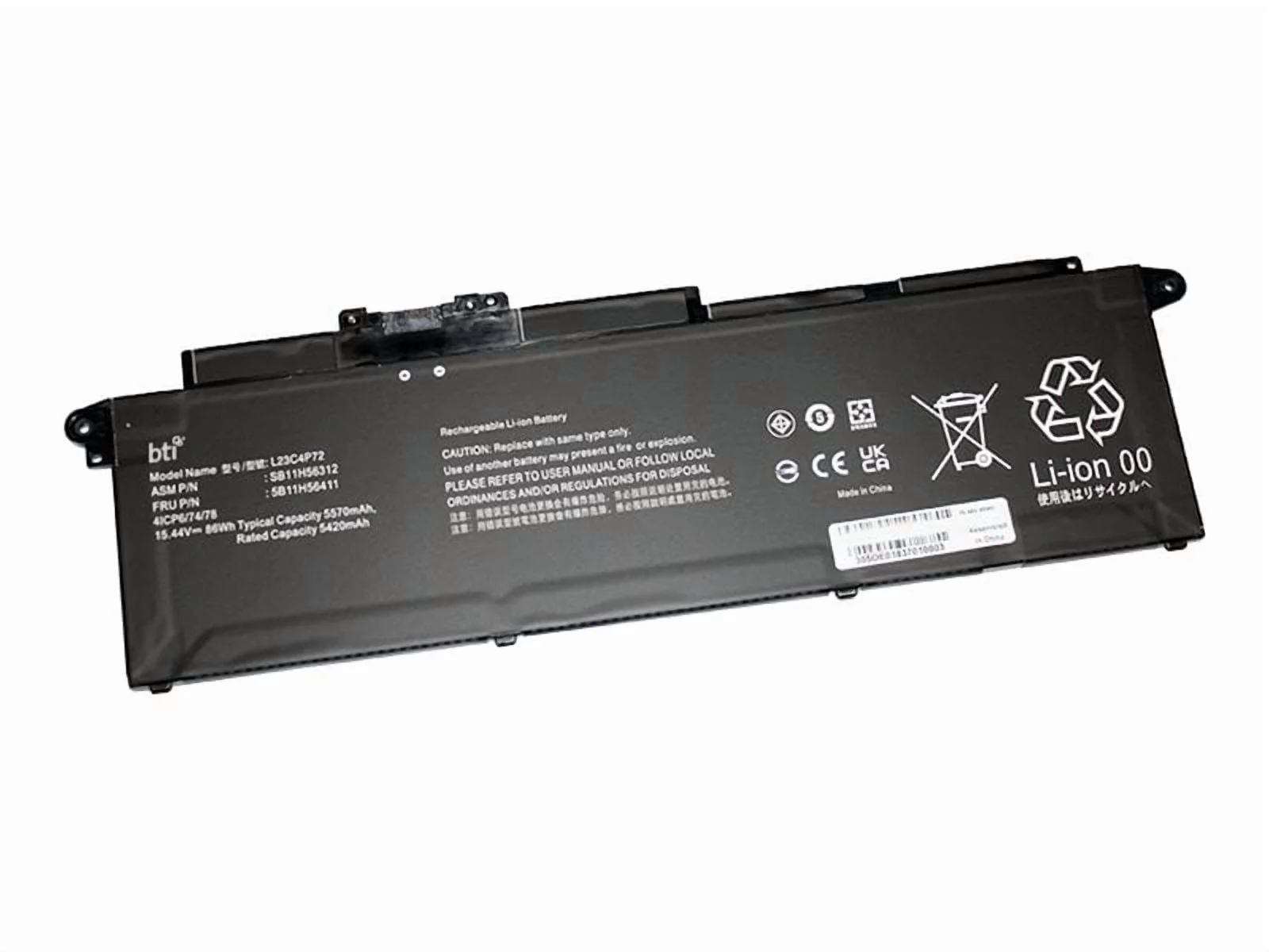 BATTERY TECHNOLOGY-L23C4P72-BTI